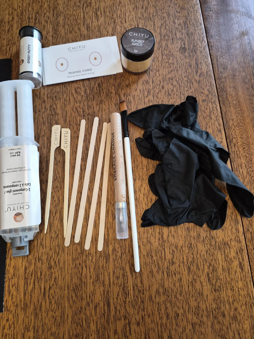 Chiyu Kintsugi Modern Repair Kit — Gold